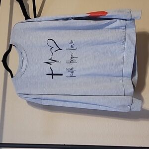 Lightweight crew neck sweatshirt